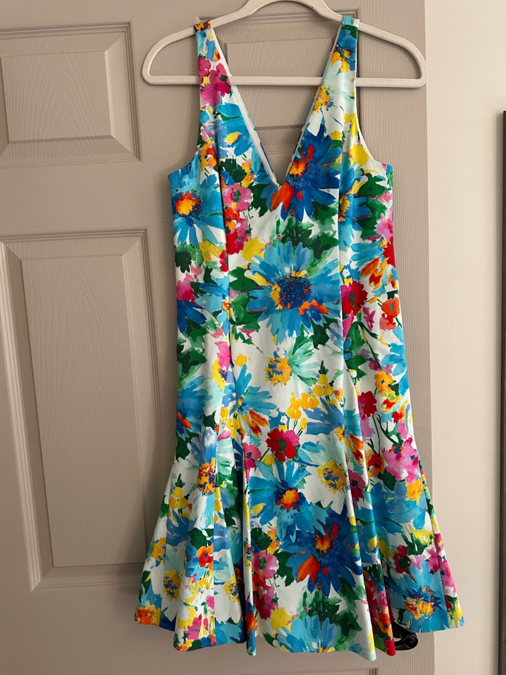 NWT Polo by Ralph Lauren Multicolor Floral V-Neck Sundress